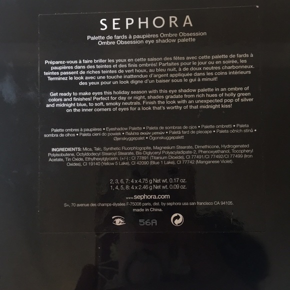 Sephora Ombré Eyeshadow Palette - Picture 3 of 4